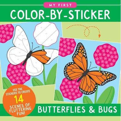 My First Color-By-Sticker Book - Butterflies & Bugs, von T. Levy, Peter Pauper Press, 978-1-4413-4128-0