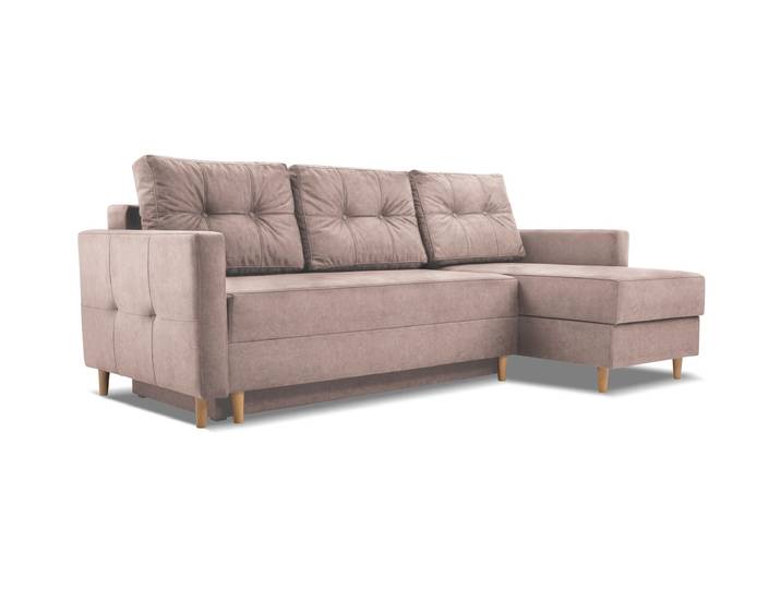 Ecksofa METRO Rechts Rosa (Vena 10)