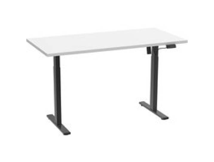 VCM Bureau électrique réglable Lona (blanc/noir, 160 x 80 cm)