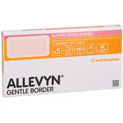 Allevyn Gentle Border 10x20 cm Schaumver 10 St