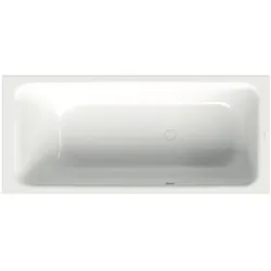 BetteSelect Badewanne Rechteck mit seitlichem Überlauf, Moosgrün, 1700 x 750 mm, Randhöhe 30 mm, Nutzinhalt 151 l, Einbau- und Unterbauvariante für Bade-Duschkombination
