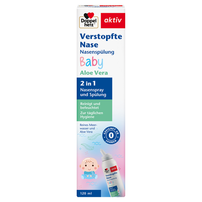 Queisser Pharma GmbH & Co. KG DOPPELHERZ Verstopfte Nase Nasenspülung Baby 120 ml 19749870