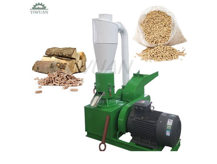 Machine à granulés de bois de 100-150 kg/h pour la production de granulés de combustible biomasse à partir de tiges de coton et de sciure de bois