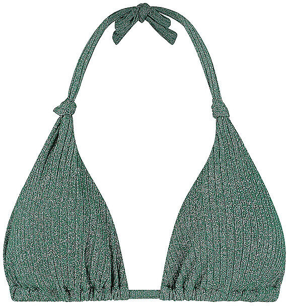 BEACHLIFE Damen Bikinioberteil Triangle dunkelgrün   36B W