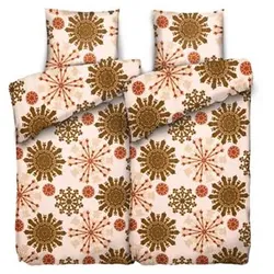 WINTERENGEL Bettwäsche Winter-Mosaik Mikrofaser Flanell Doppelbett, 4tlg.