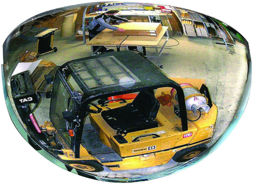 Panoramaspiegel, Blickwinkel 180°, Ø 600 mm Dan-MIRROR