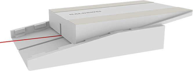 Kaldewei Mitten-Abstütz-System 688076530000 für Duschwannen ab 90 cm