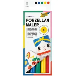 folia Porzellanmaler »BASIC« 5 Stück weiß