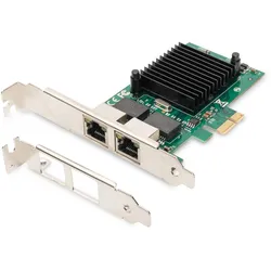 DIGITUS PCI Express  2 Port Gigabit Ethernet Netzwerkkarte, RJ45