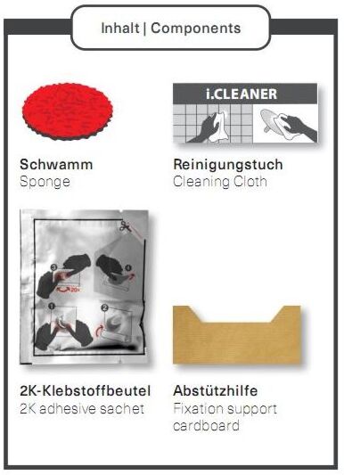Giese GmbH Giese Klebe Set 88001-00 für gifix quattro/gifix uno