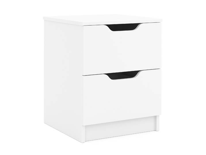 Nachttisch SENA 40 x 50 cm weiss