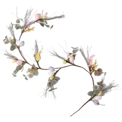 OSTERDEKO Girlande mit Ostereiern & Hasen, 140 cm