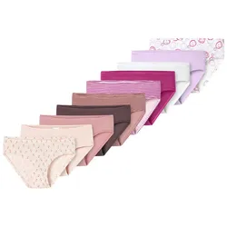 Schiesser Mädchen Slip 955 Multi 10er Pack