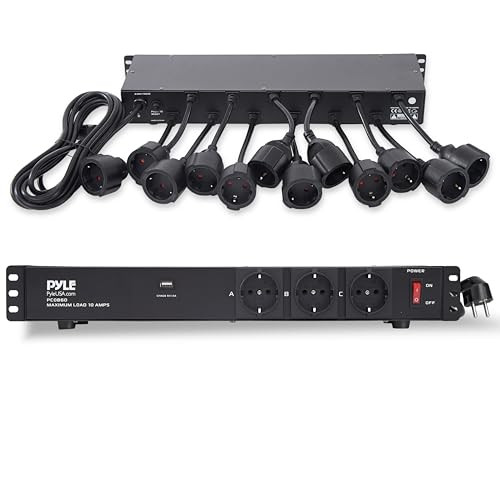 Pyle Stekkerdoos met 16 stopcontacten voor Home Audio Versterkers en Home Theater Stereo Ontvangers