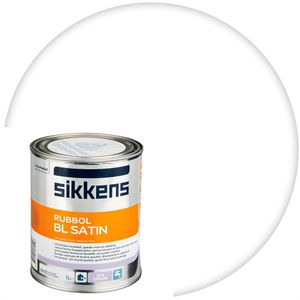 Sikkens Lackfarbe Rubbol BL Satin, 1,0l, weiß, innen & außen, seidenglänzend