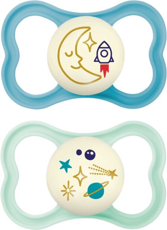 MAM Air Night 16m+ tétine Turquoise/ Mint 2 pcs