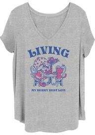 Plus Size Women's Sorry Cant Hang Out Ssc V-Neck T-Shirt by Mad Engine in Heather Grey (Size 1X (14-16))
