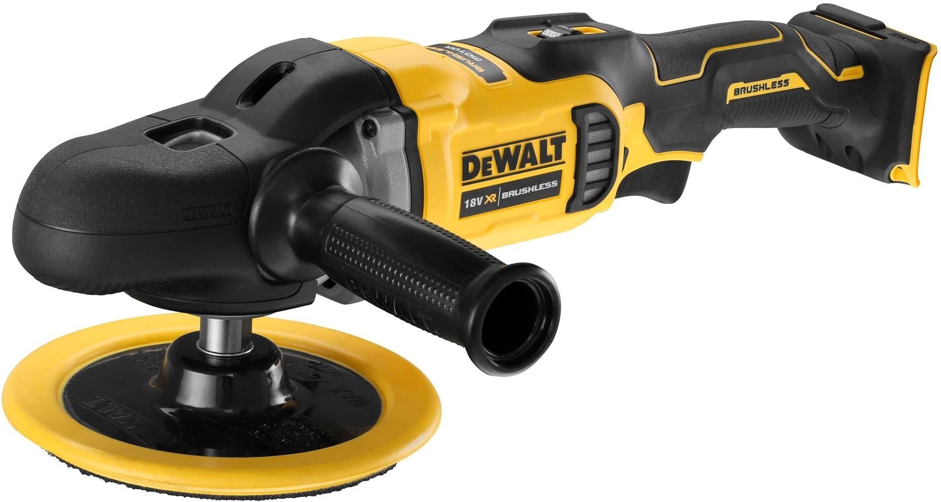 Poliermaschine DEWALT "DCM84", gelb (gelb, schwarz), Poliermaschinen, Poliermaschine gelb, schwarz Einheitsgröße