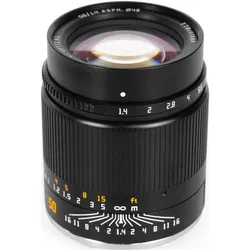 TTArtisan 50 mm F1.4 L-Mount (L-Mount, Vollformat), Objektiv, Schwarz