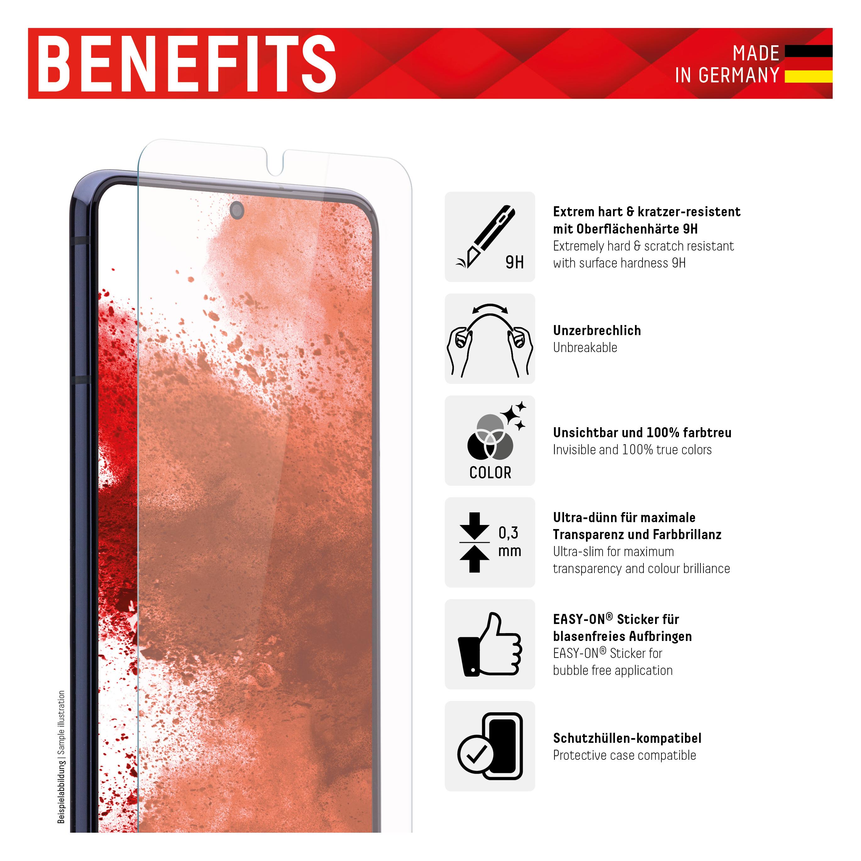 Displex Smart Glass, Displayschutzfolie (1 Stk., Samsung Galaxy S21+) (01643)