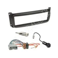 Autoradio 1-DIN Einbaurahmen Radioblende+Adapterkabel Einbauset für DODGE RAM...