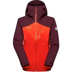 MAMMUT Damen Funktionsjacke Alto Guide HS Hooded Jacket Women, Größe XL in Rot Rot