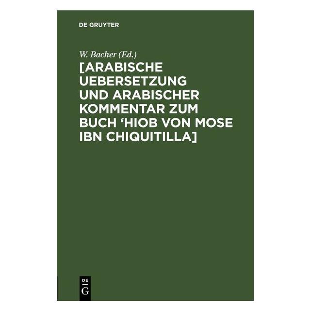 De Gruyter (Arabische Uebersetzung und Arabischer (Arabisch) (67782567)