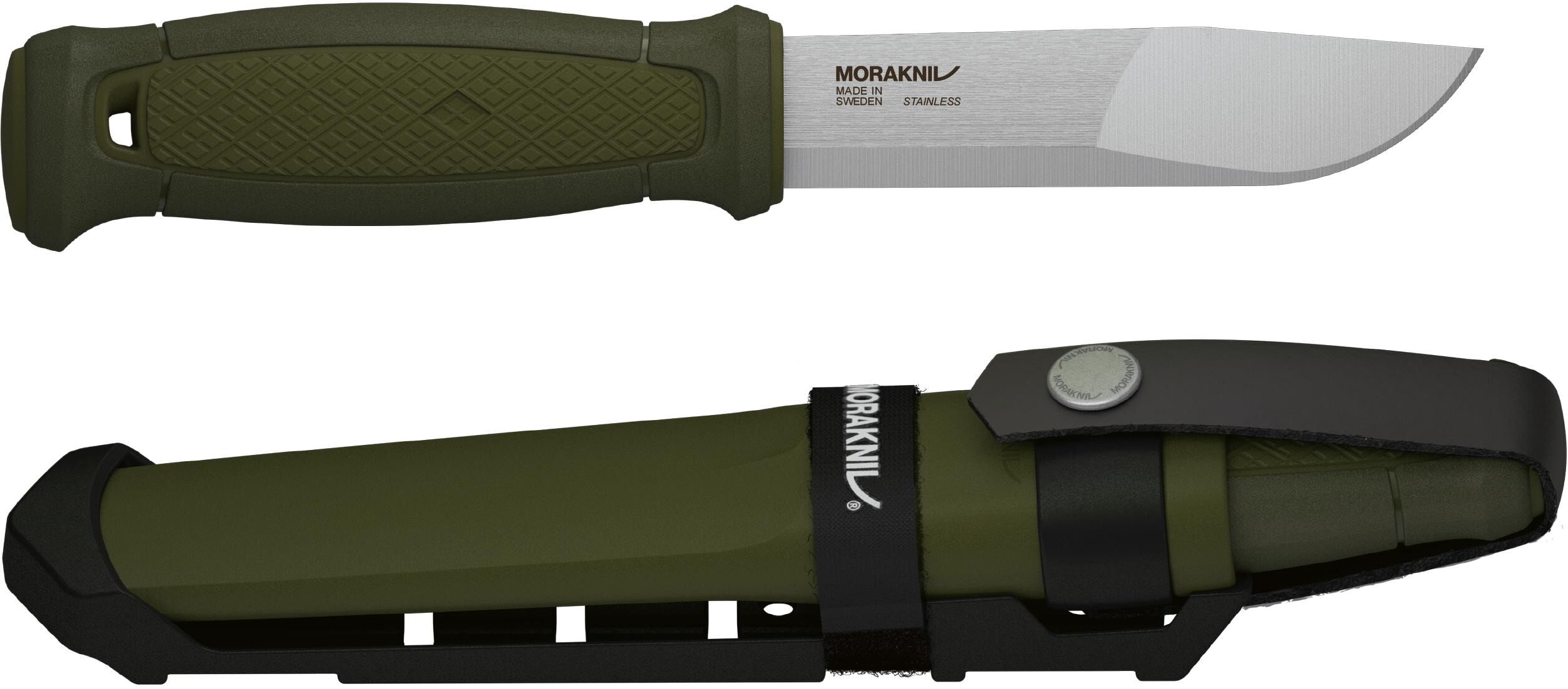 Taschenmesser "Morakniv Kansbol Multi-Mount (S)", grün (dunkelgrün), L:22,6cm, Edelstahl, Outdoormesser, Taschenmesser dunkelgrün Einheitsgröße