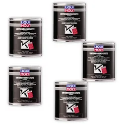 5x Unterbodenschutz LIQUI MOLY 6119 Steinschlagschutz streichbar schwarz 2Kg