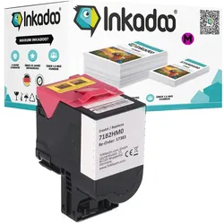 Inkadoo, Toner, Toner kompatibel zu Lexmark 71B2HM0 Toner, magenta Magenta (M)