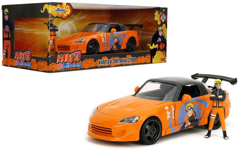 Miniature 1:24 Honda S2000 orange W/Naruto - Jada Toys
