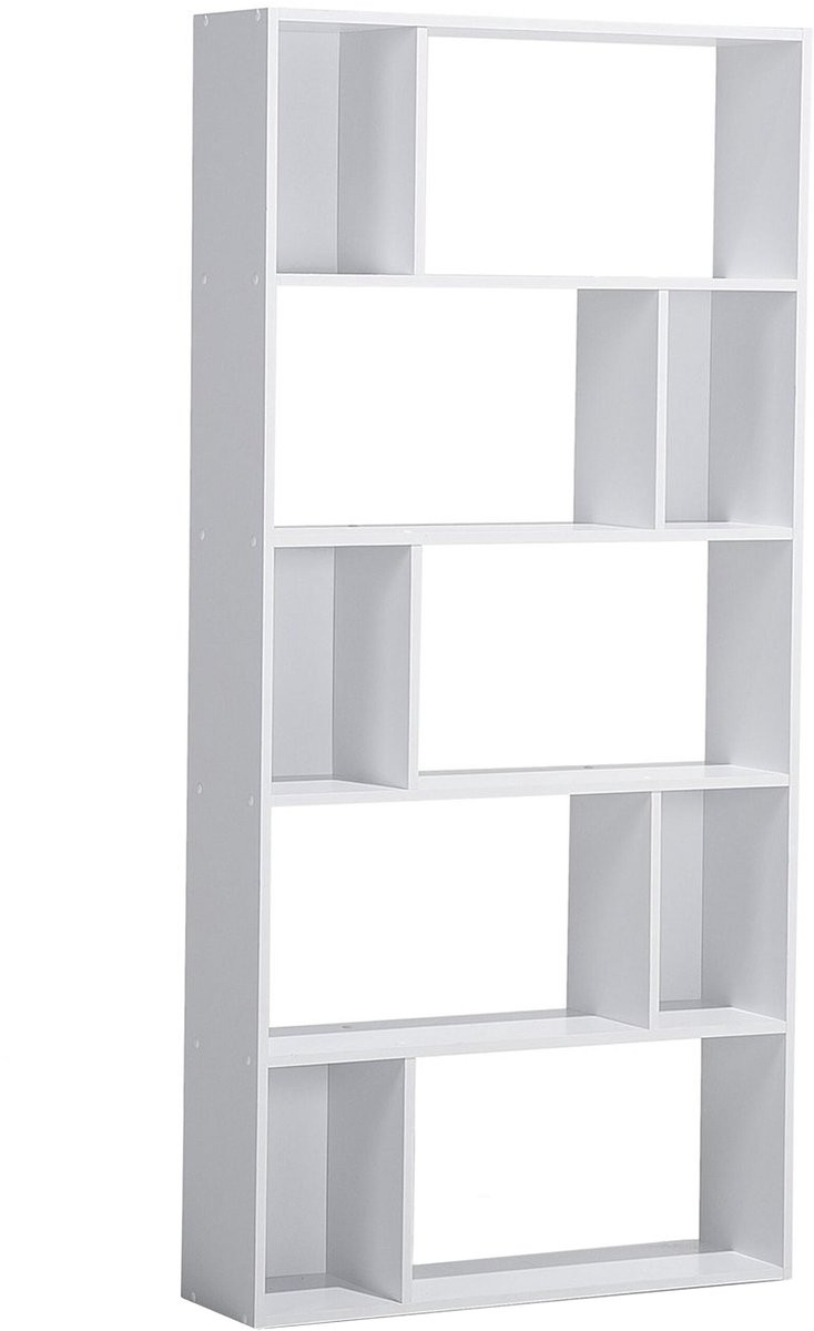 Beliani Boekenkast Orilla Wit MDF