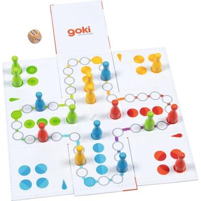 XXL Ludo im Würfel zum Aufklappen