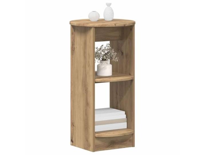 KTHLBRH Sideboard Eiche Handwerk 40 x 40 x 75 cm Technisches Holz, 3 stabile Böden, minimalistisches Design, einfache Montage