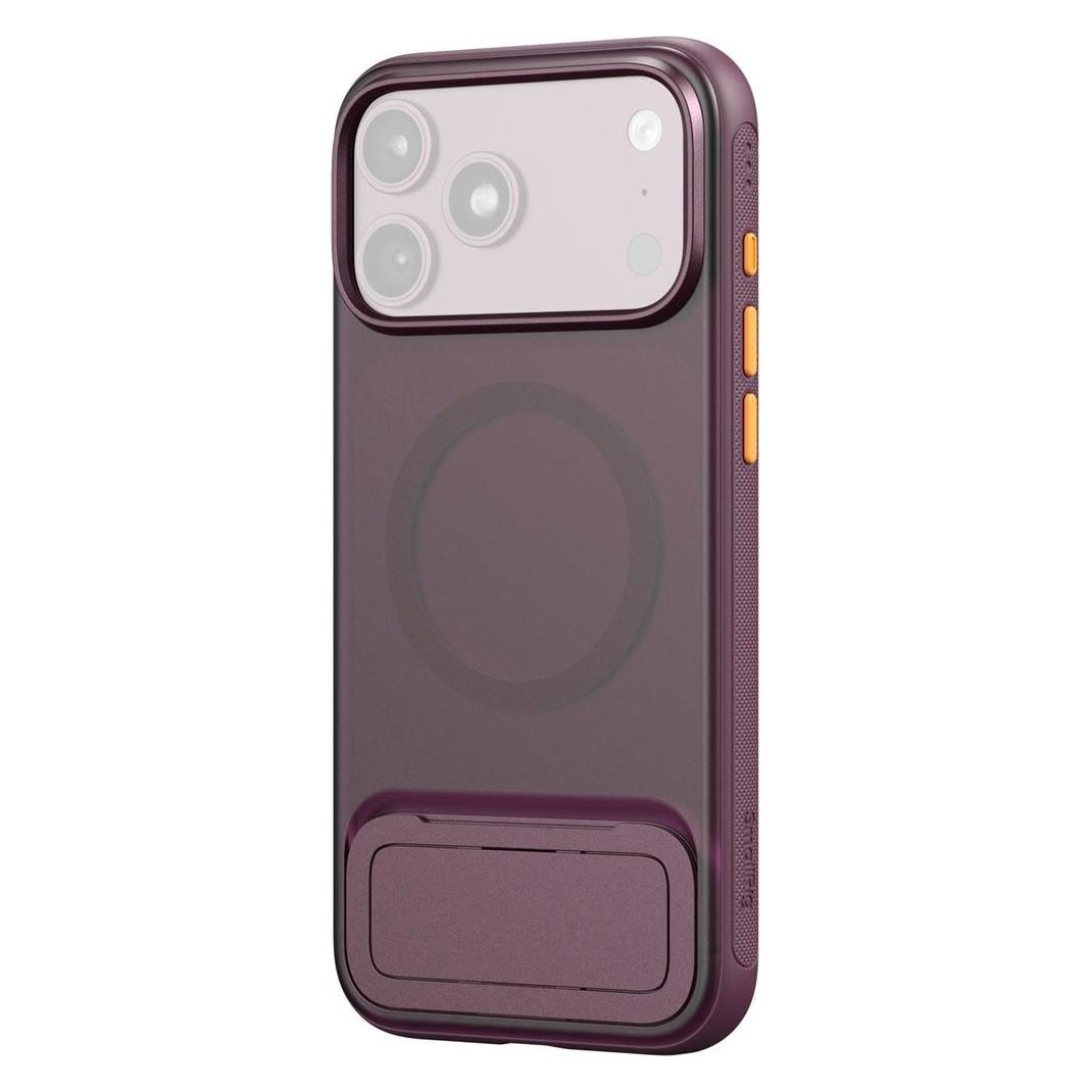 SmallRig 6589 CS-S1 Handyhülle mit Ständer für iPhone 18 Pro Max / 17 Pro Max (Dark Cherry) (Apple iPhone 17 Pro Max, Apple iPhone 18 Pro Max) (6589)