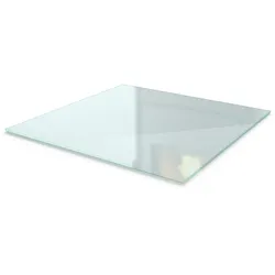 GLASBODENPLATTE für Kaminofen 50x50 cm – Milchglas Optik