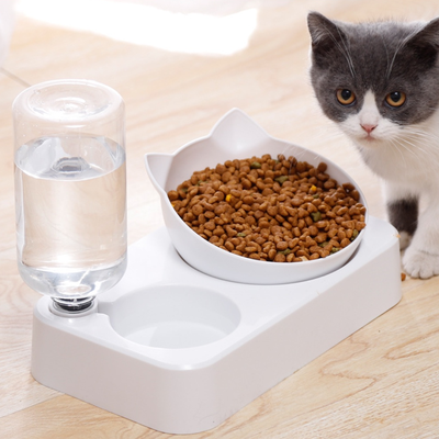 PetsAreLife Dog Cat Feeding Double Bowl Dog Cat Feeding Double Bowl