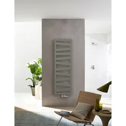 Zehnder Design-Heizkörper Ribbon, elektrisch, RAL 9010, 1592x30x500 mm