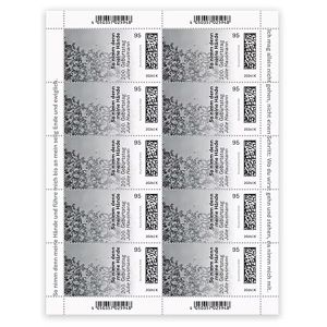 DeutschePost Briefmarken Set, 10 Stück à 95cent, Julie Hausmann, Standardbrief/Postkarte, nassklebend