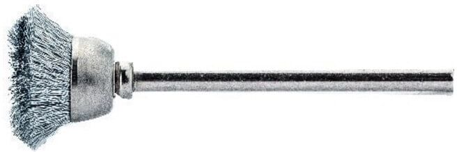 Lessmann Brosse boisseau miniature fil INOX 0,10 mm,⌀ brosse: 18 mm (430323)