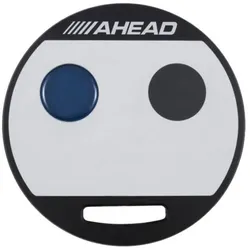 ahead AHP3Z 3-Zonen 14 Übungspad Practice Pad, Schlagzeug Zubehör, Schwarz, Grau