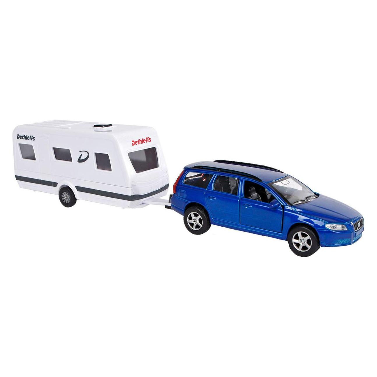 Idena Die Cast Volvo mit Wohnwagen (520217)
