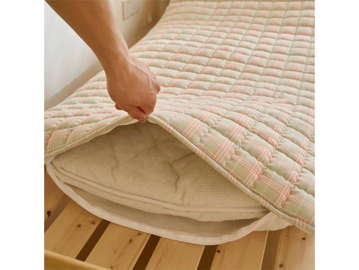 Matelas Pliable Futon Japonais Coton Bio Tatami 90x190cm 3.3kg Matelas au Sol Simple