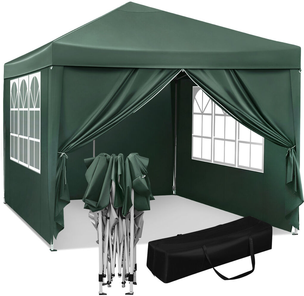 Dakota Fields Gazebo Pop Up Waterproof Sunshade Camping Pagoda Tent 3m x 3m Green