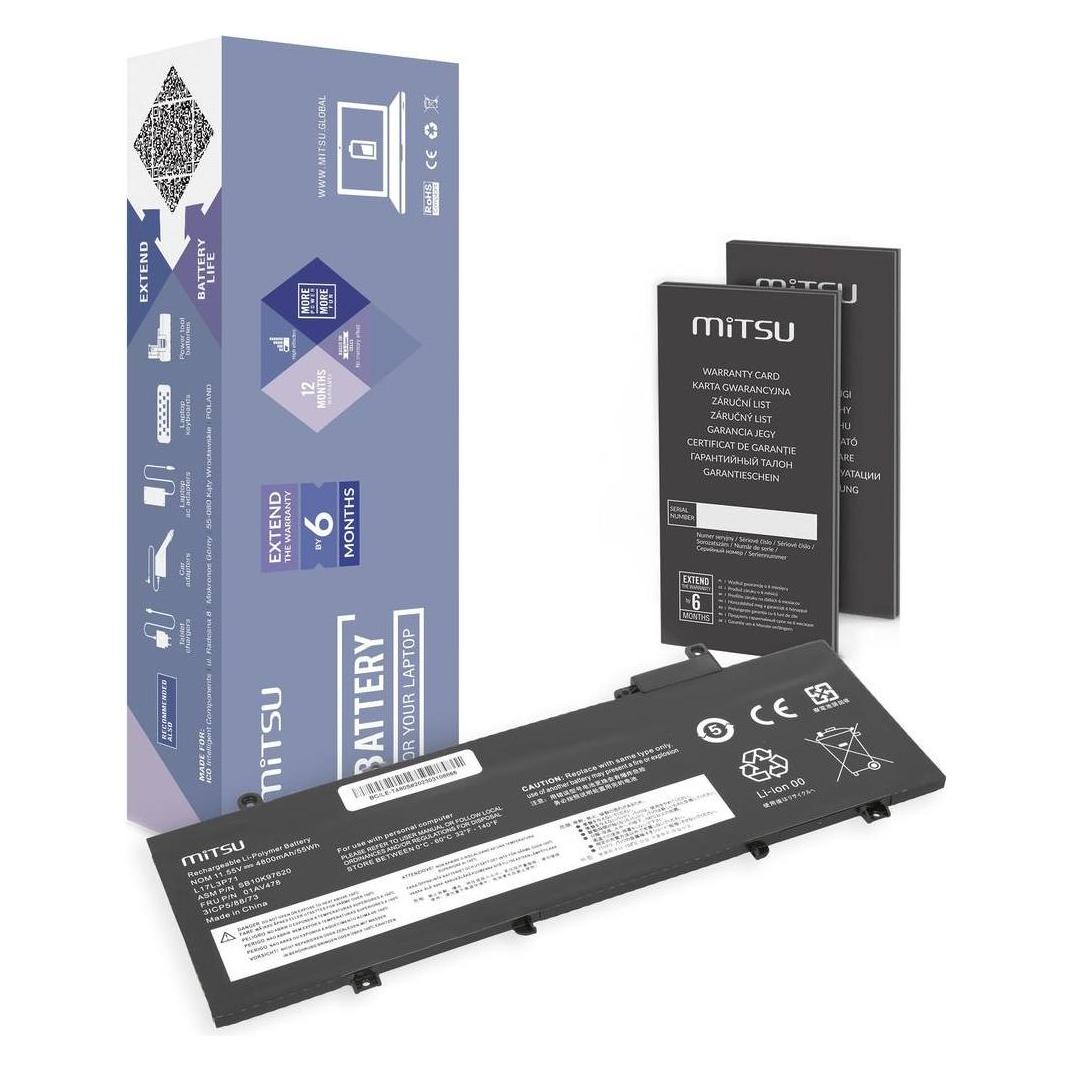 Lenovo Thinkpad T480S l17L3P71 01AV478 (3 Zellen, 4800 mAh) (BC/LE-T480S)