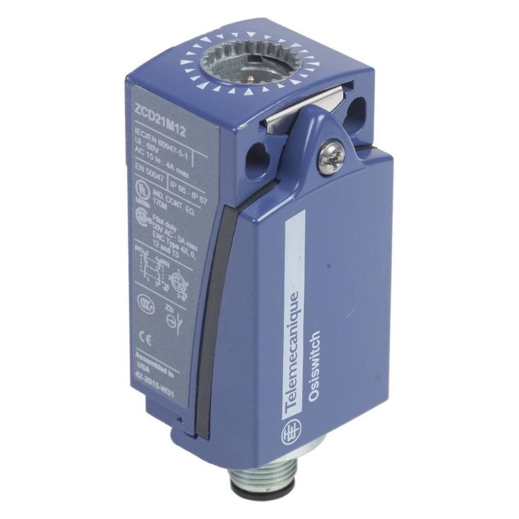 TE Sensors Gehäuse für Positionsschalter NO+NC M12 (M12) (ZCD21M12)