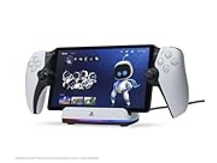 Station de rechargement PowerA Lumectra pour périphérique de lecture à distance PlayStation Portal, éclairage RVB, USB, chargeur magnétique et présentoir, sous licence officielle