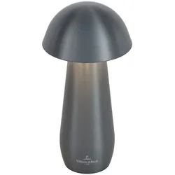 MODENA Akku-Tischleute - Pilzlampe 16 cm graphit gebürstet