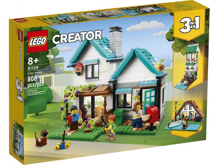 LEGO® LEGO® Creator 31139 Gemütliches Haus Konstruktionsspielsteine, (808 St)