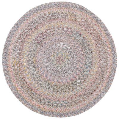 SAFAVIEH Handmade Cape Cod Fritzi Farmhouse Polyester Round Area Rug